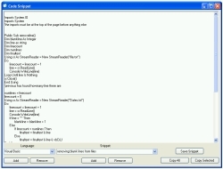 Code Snippet Screenshot